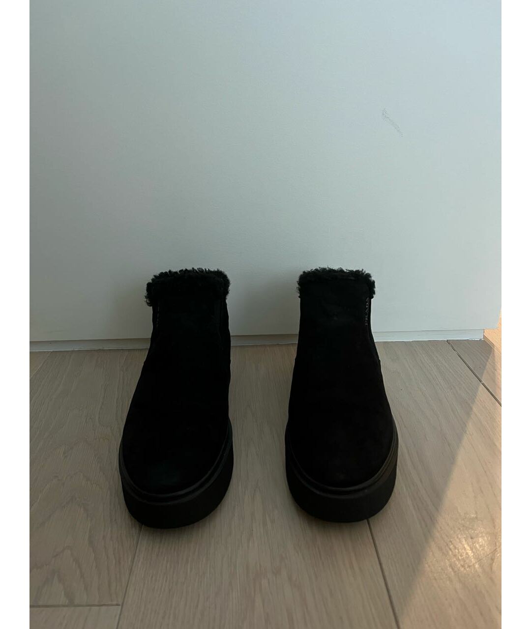PRADA Черные замшевые ботинки, фото 2