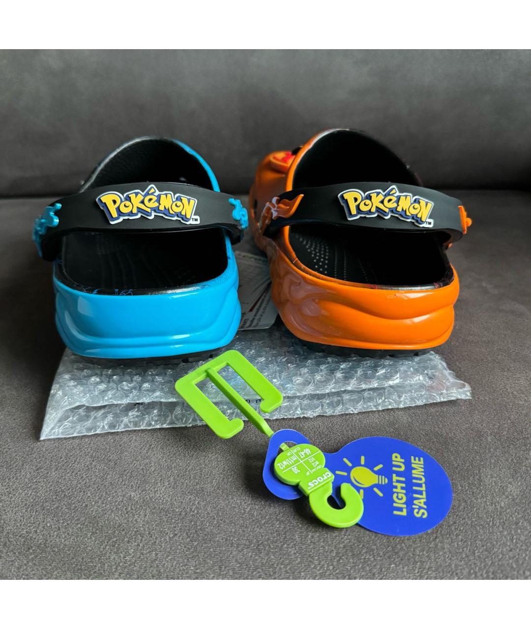 CROCS Черные резиновые шлепанцы, фото 3