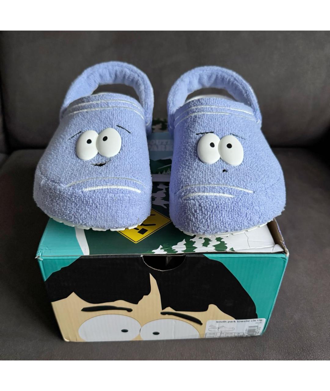 CROCS Фиолетовые резиновые шлепанцы, фото 2