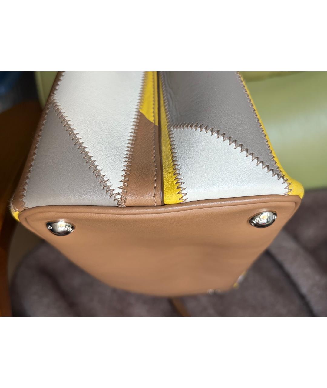 PRADA Мульти кожаная сумка с короткими ручками, фото 5