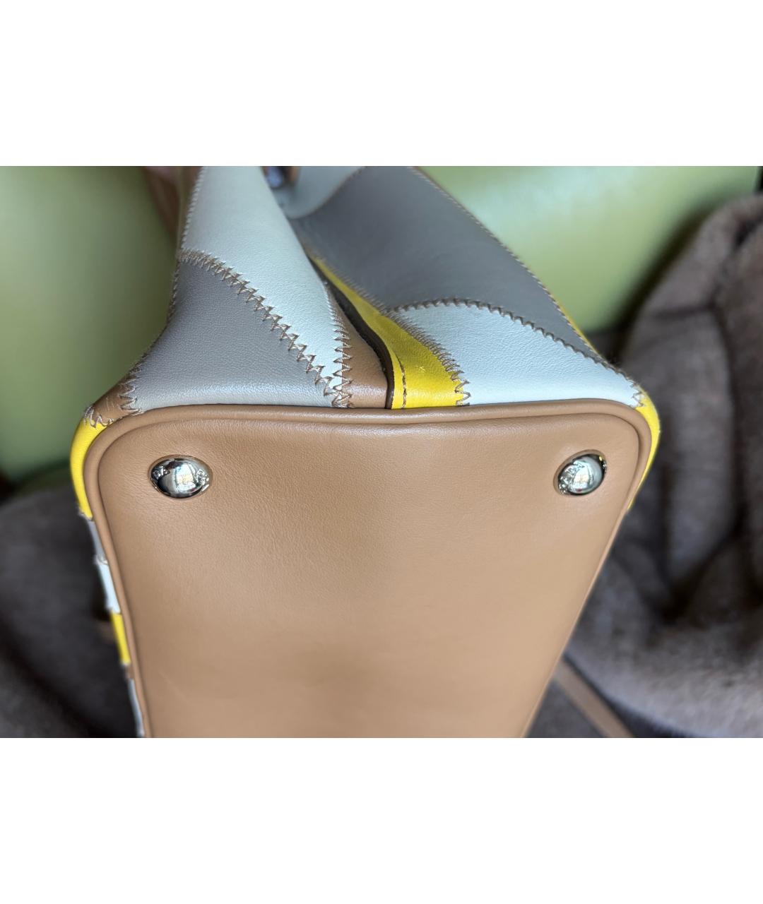 PRADA Мульти кожаная сумка с короткими ручками, фото 6