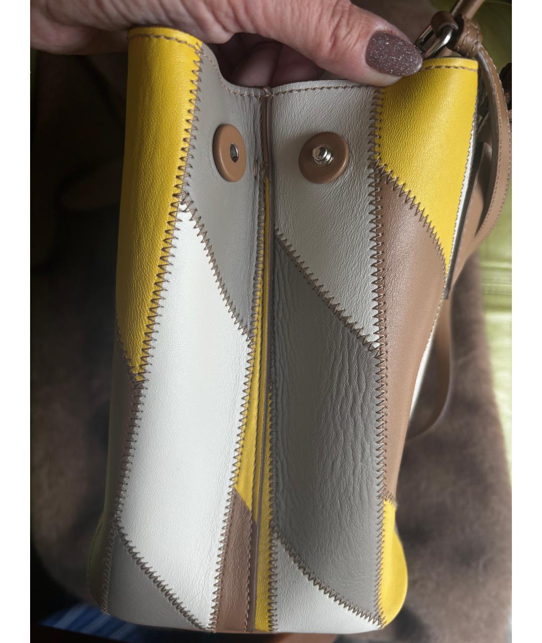 PRADA Мульти кожаная сумка с короткими ручками, фото 3