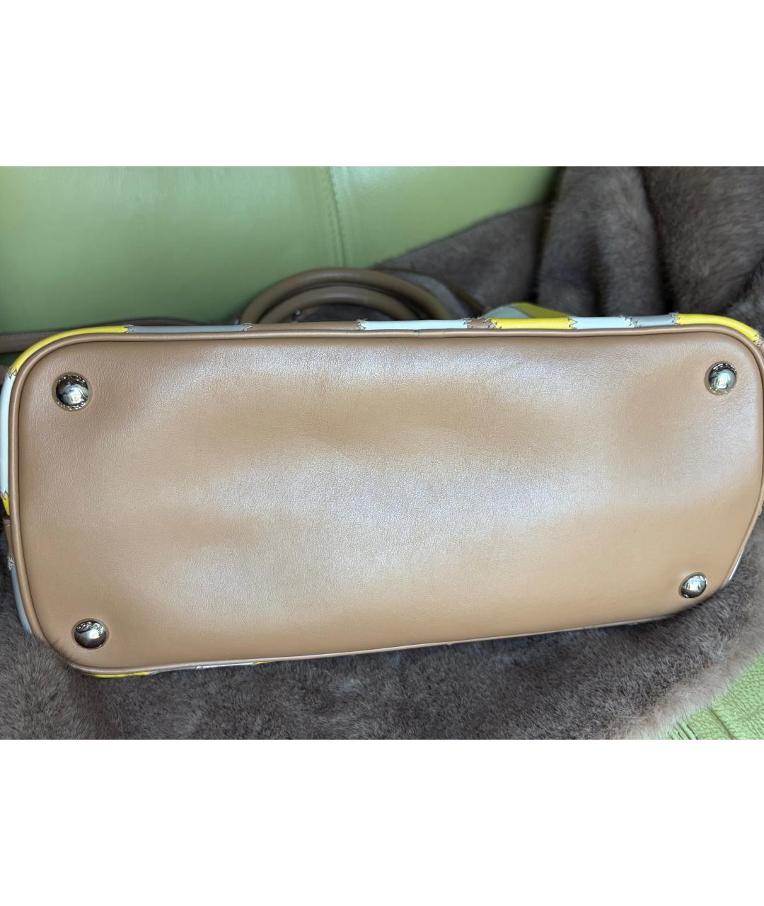 PRADA Мульти кожаная сумка с короткими ручками, фото 7