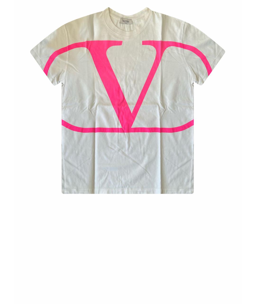 VALENTINO Белая хлопковая футболка, фото 1