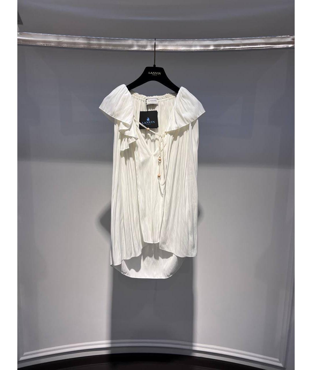 LANVIN Белая блузы, фото 3