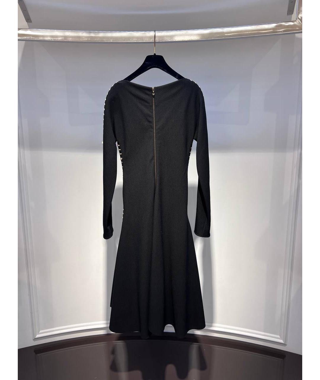 LANVIN Черное повседневное платье, фото 2