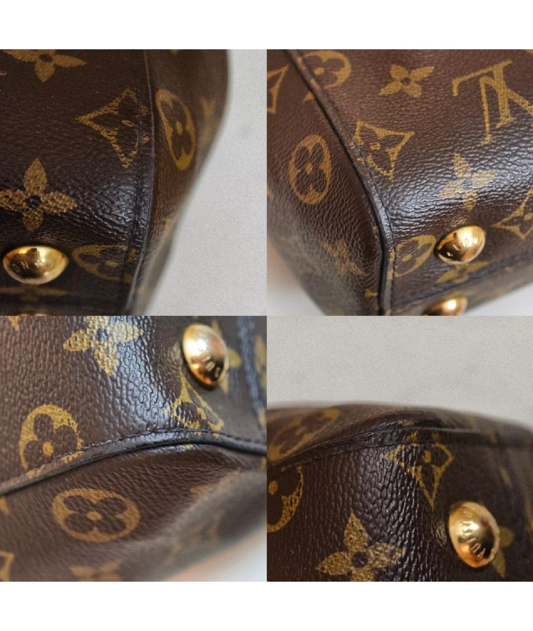 LOUIS VUITTON Коричневая сумка с короткими ручками, фото 7