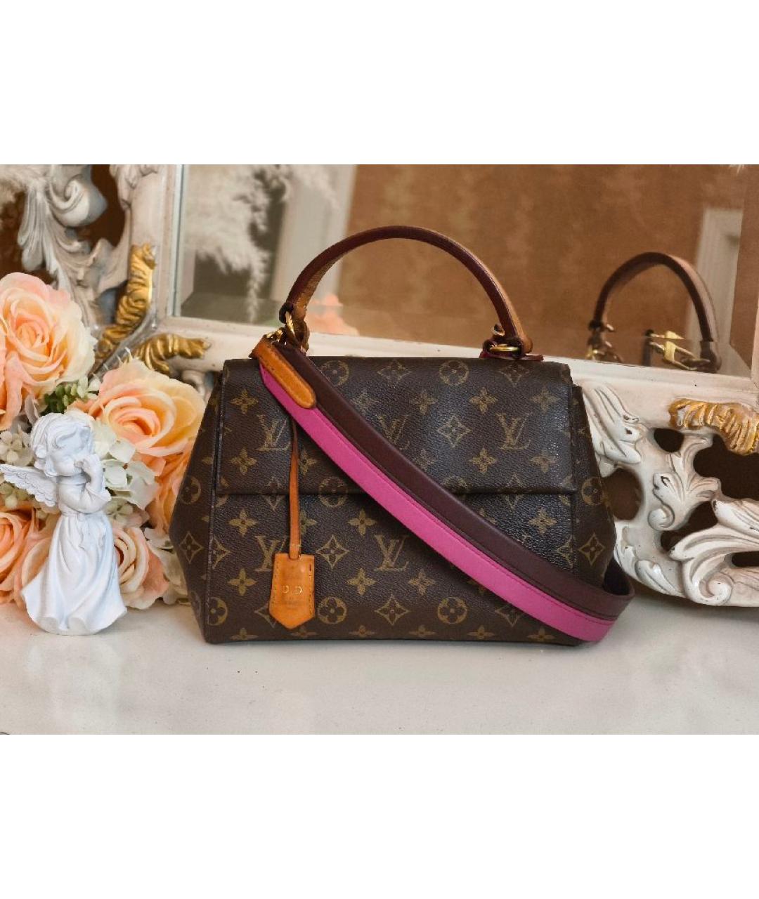 LOUIS VUITTON Коричневая сумка с короткими ручками, фото 10