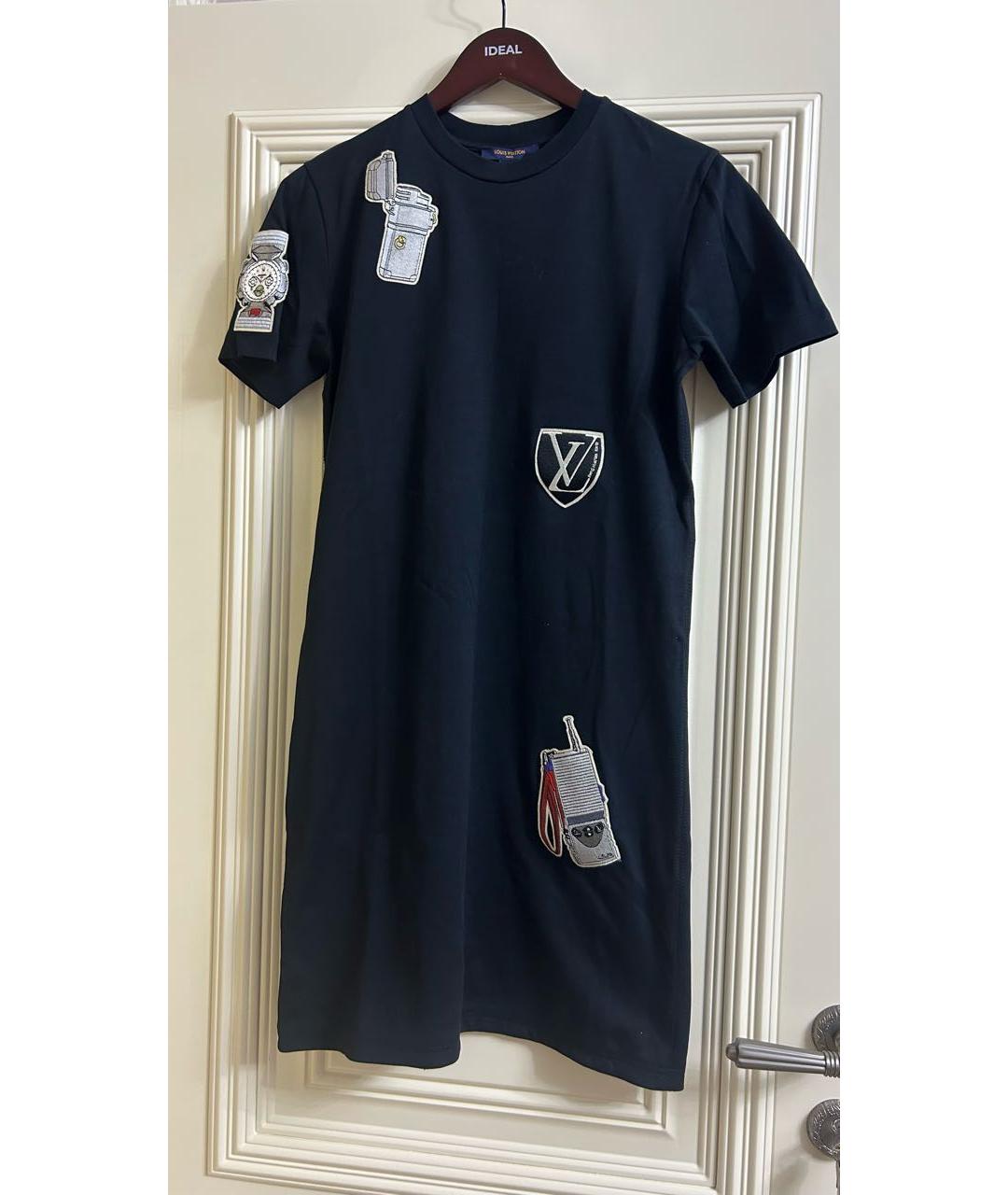 LOUIS VUITTON Темно-синее повседневное платье, фото 6