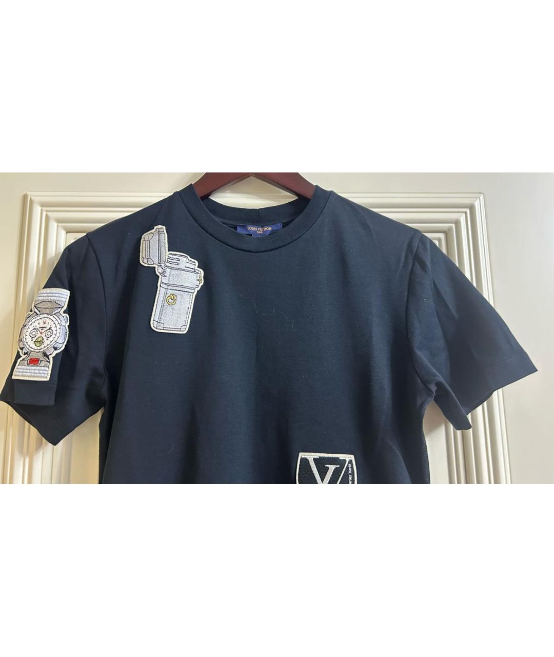 LOUIS VUITTON Темно-синее повседневное платье, фото 3