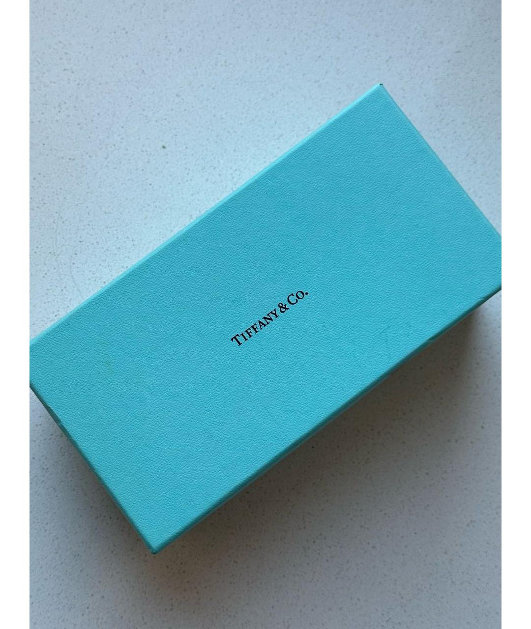 TIFFANY&CO Золотые металлические солнцезащитные очки, фото 4