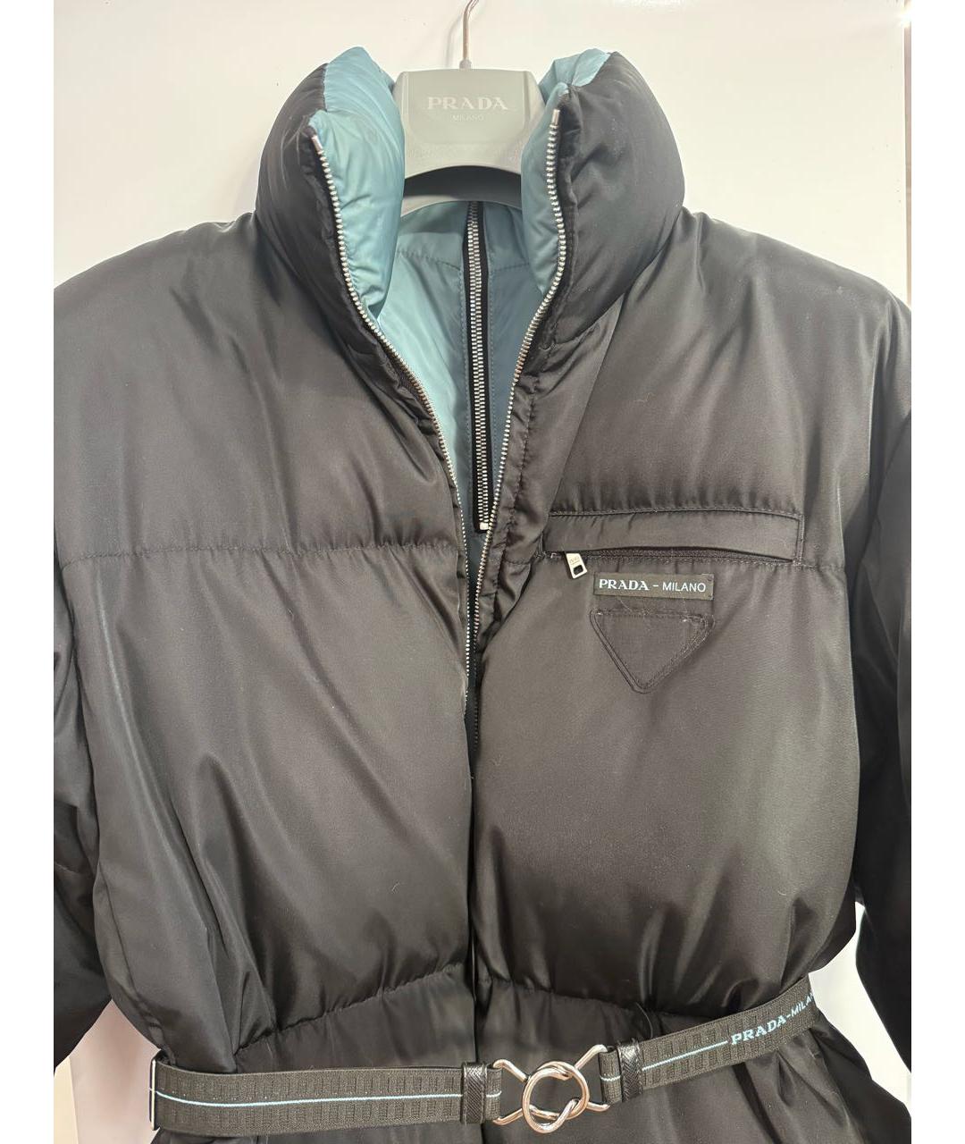 PRADA Черная полиэстеровая куртка, фото 3