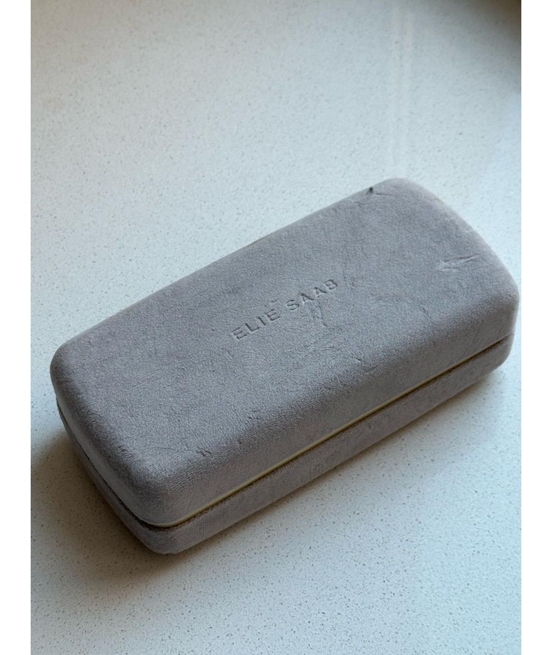 ELIE SAAB Розовые металлические солнцезащитные очки, фото 6