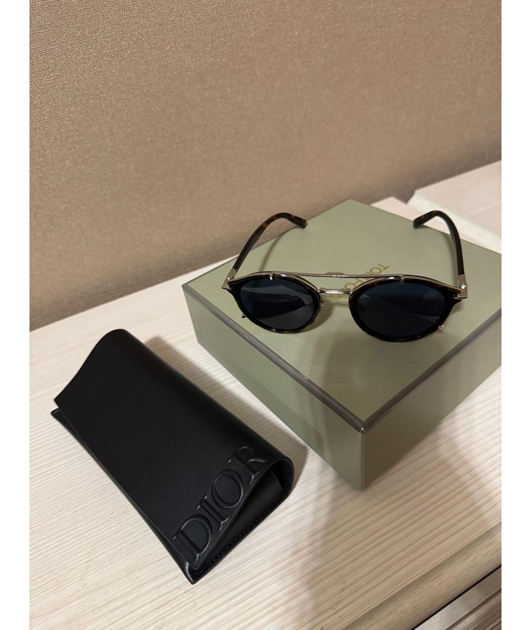 CHRISTIAN DIOR Темно-синие солнцезащитные очки, фото 3