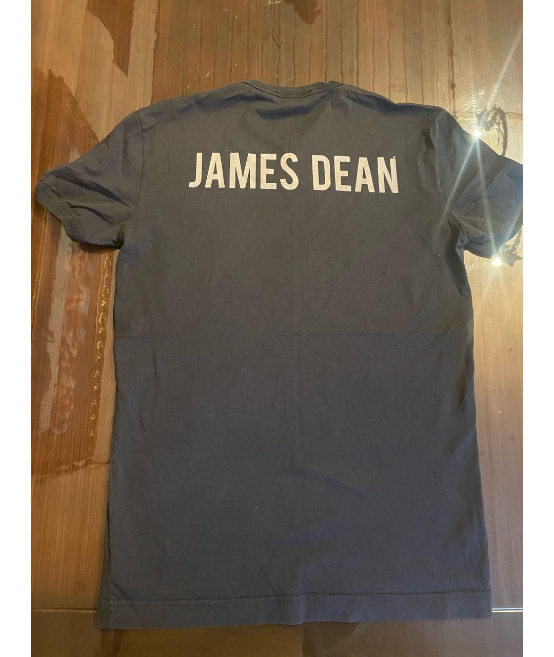 DOLCE&GABBANA Черная хлопковая футболка, фото 2