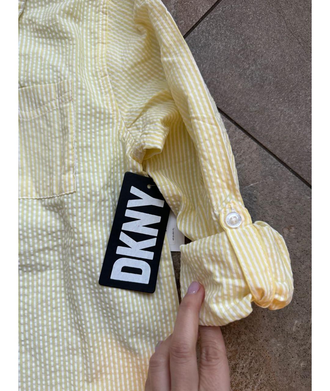 DKNY Хлопковая детская рубашка, фото 3
