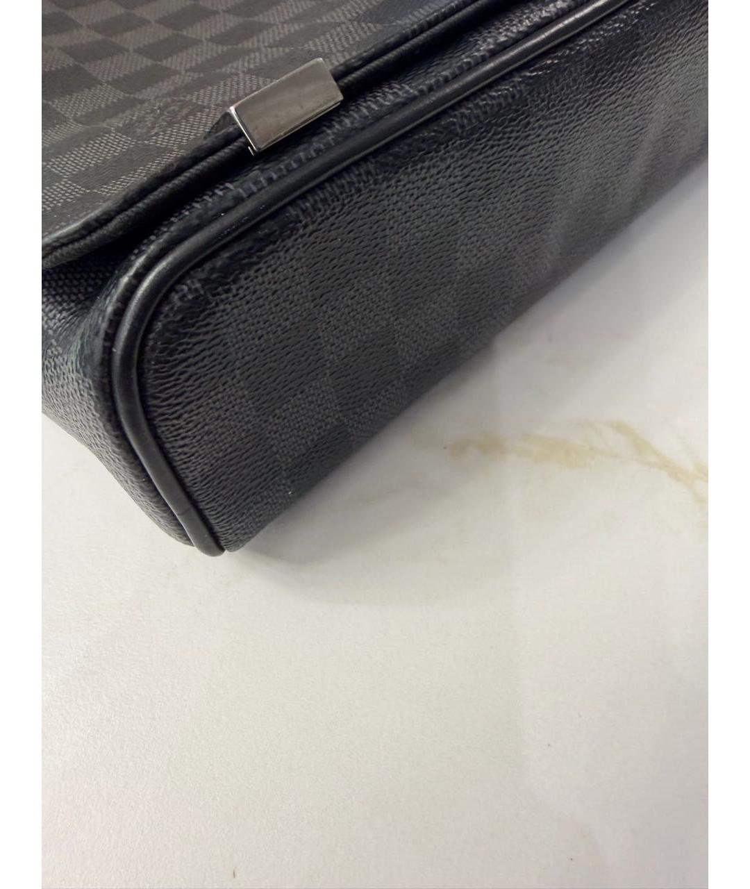 LOUIS VUITTON Черная сумка на плечо, фото 5