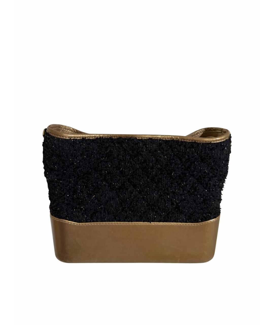 CHANEL Черная кожаная сумка через плечо, фото 1