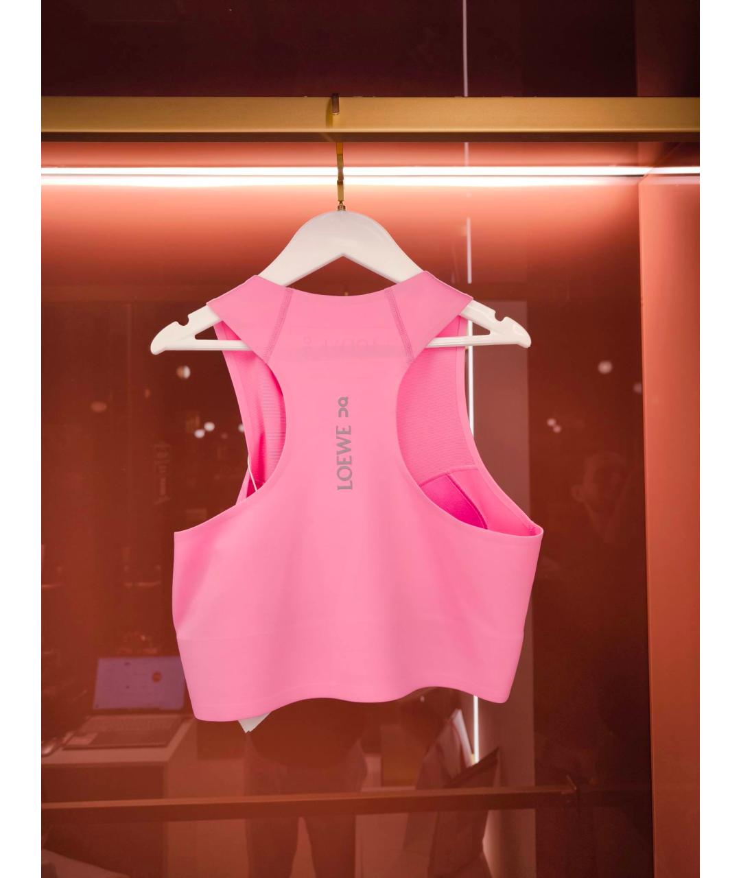 LOEWE Розовый синтетический корсет, фото 2
