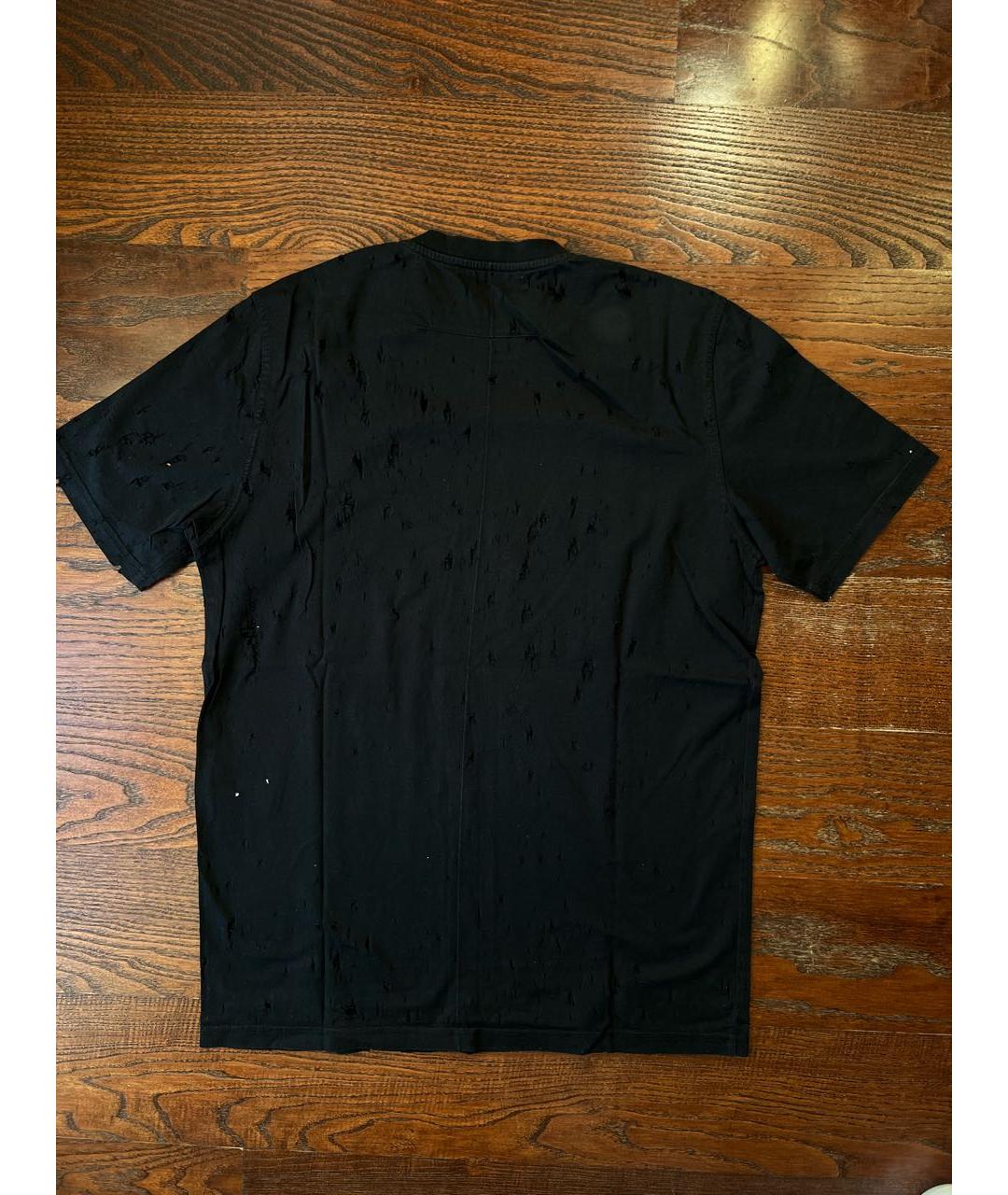 GIVENCHY Черная хлопковая футболка, фото 2