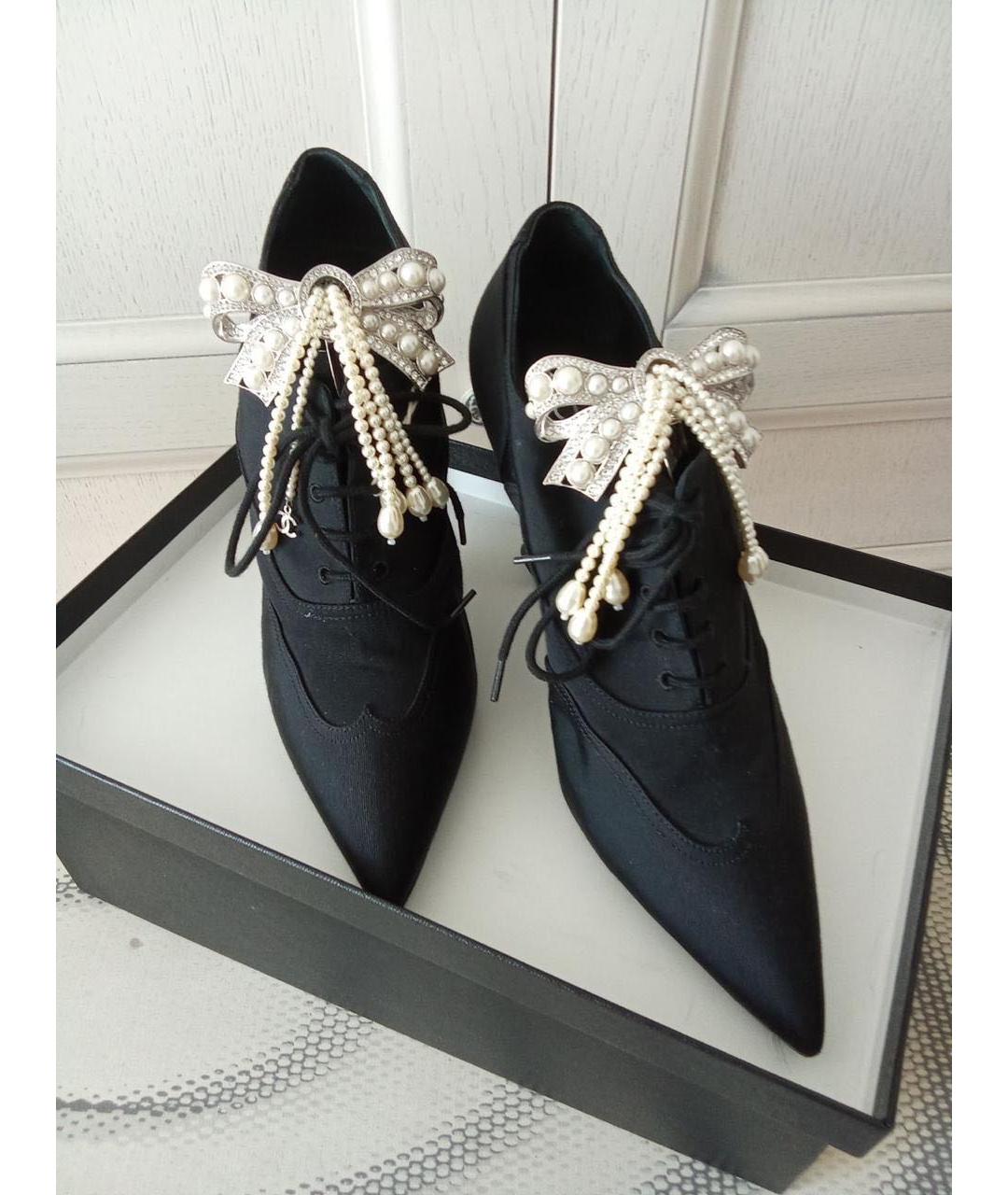 CHANEL Черные ботильоны, фото 2