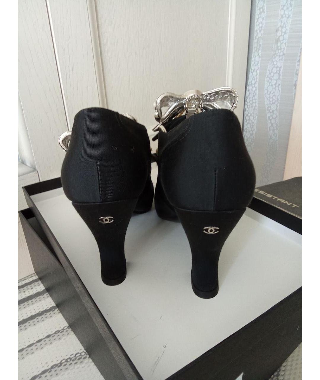 CHANEL Черные ботильоны, фото 4
