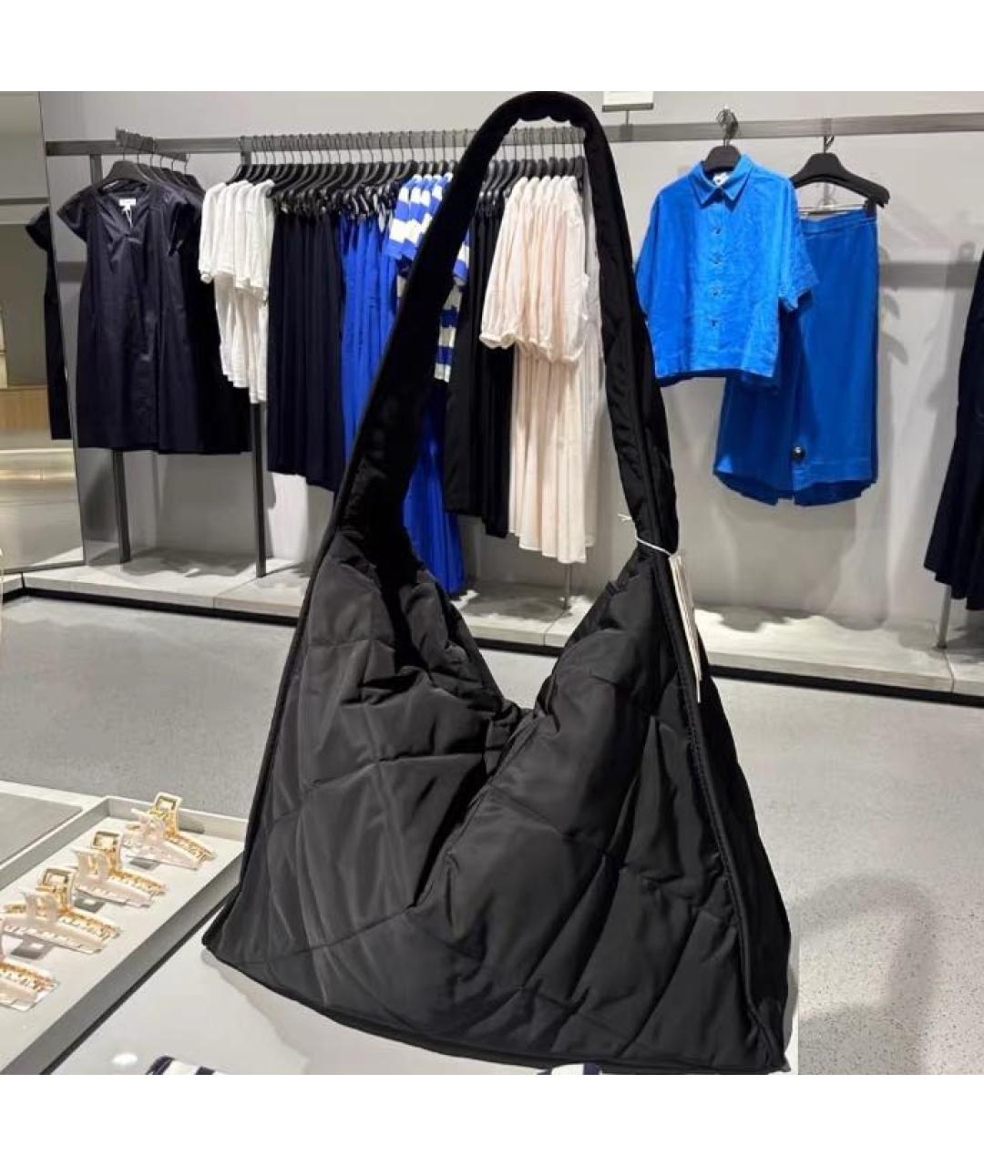 COS Черная тканевая сумка через плечо, фото 9