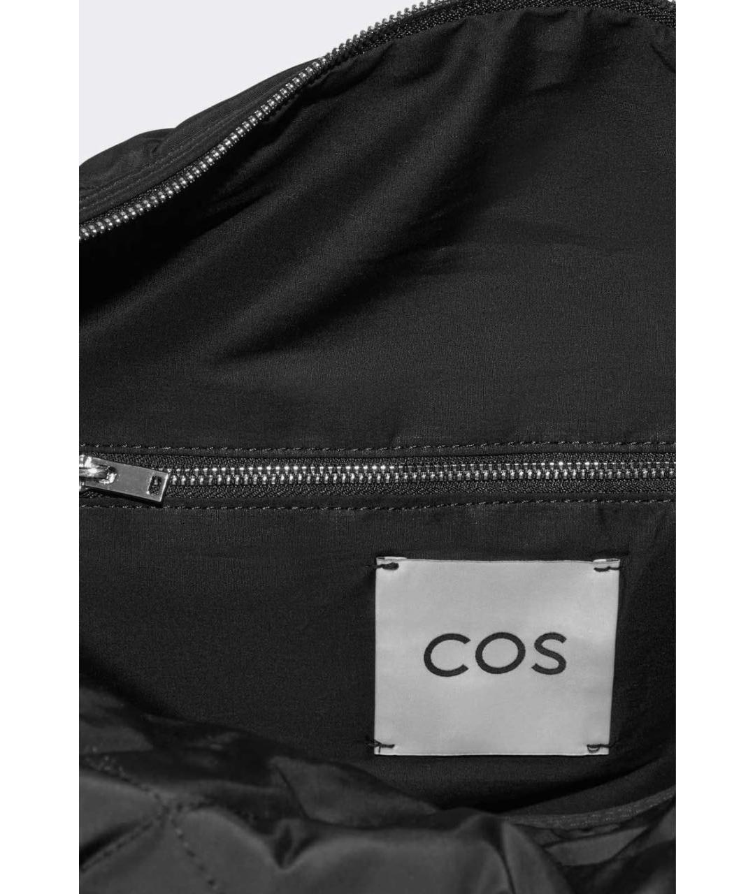 COS Черная тканевая сумка через плечо, фото 5