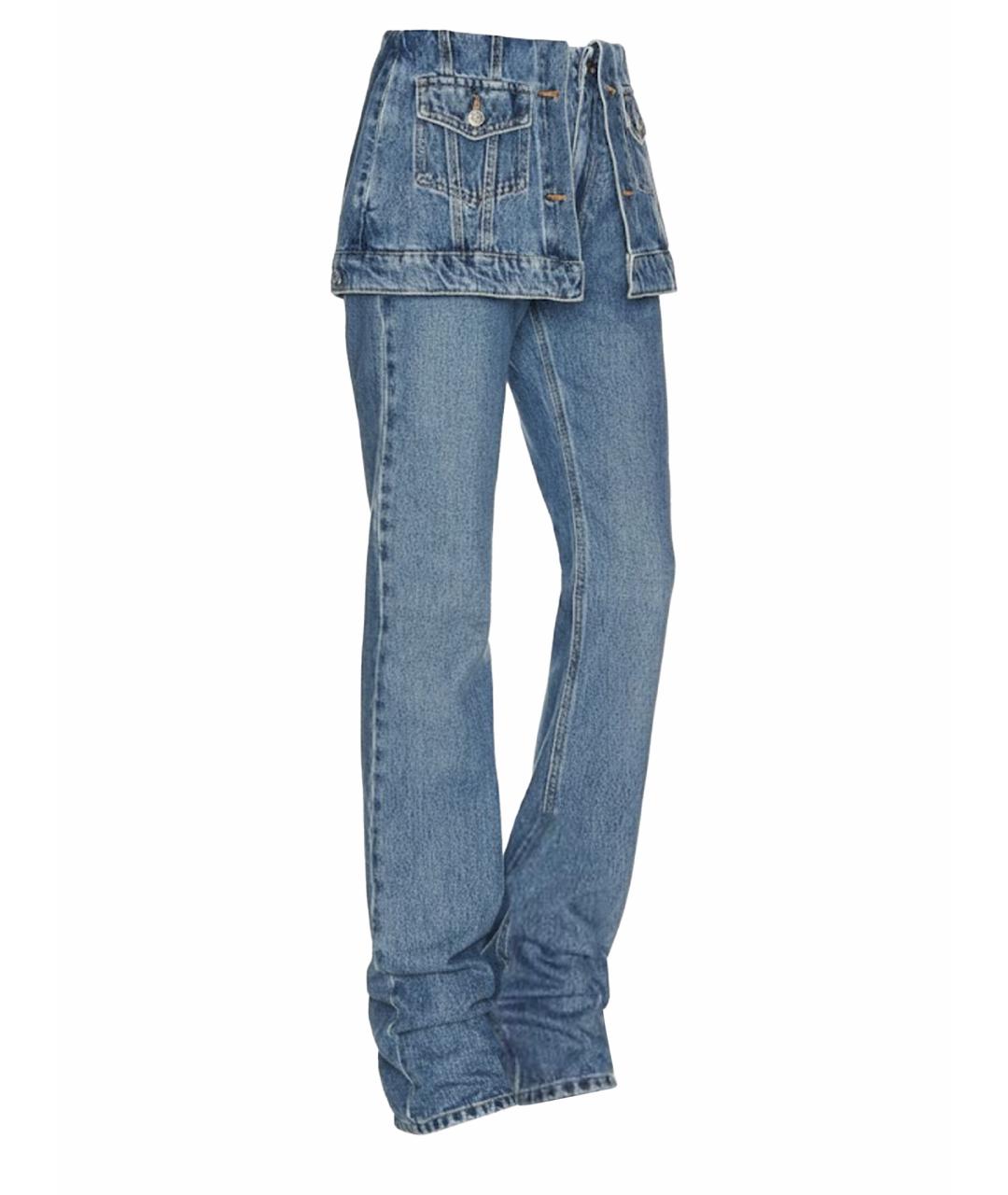 COPERNI Голубые хлопковые прямые джинсы, фото 1