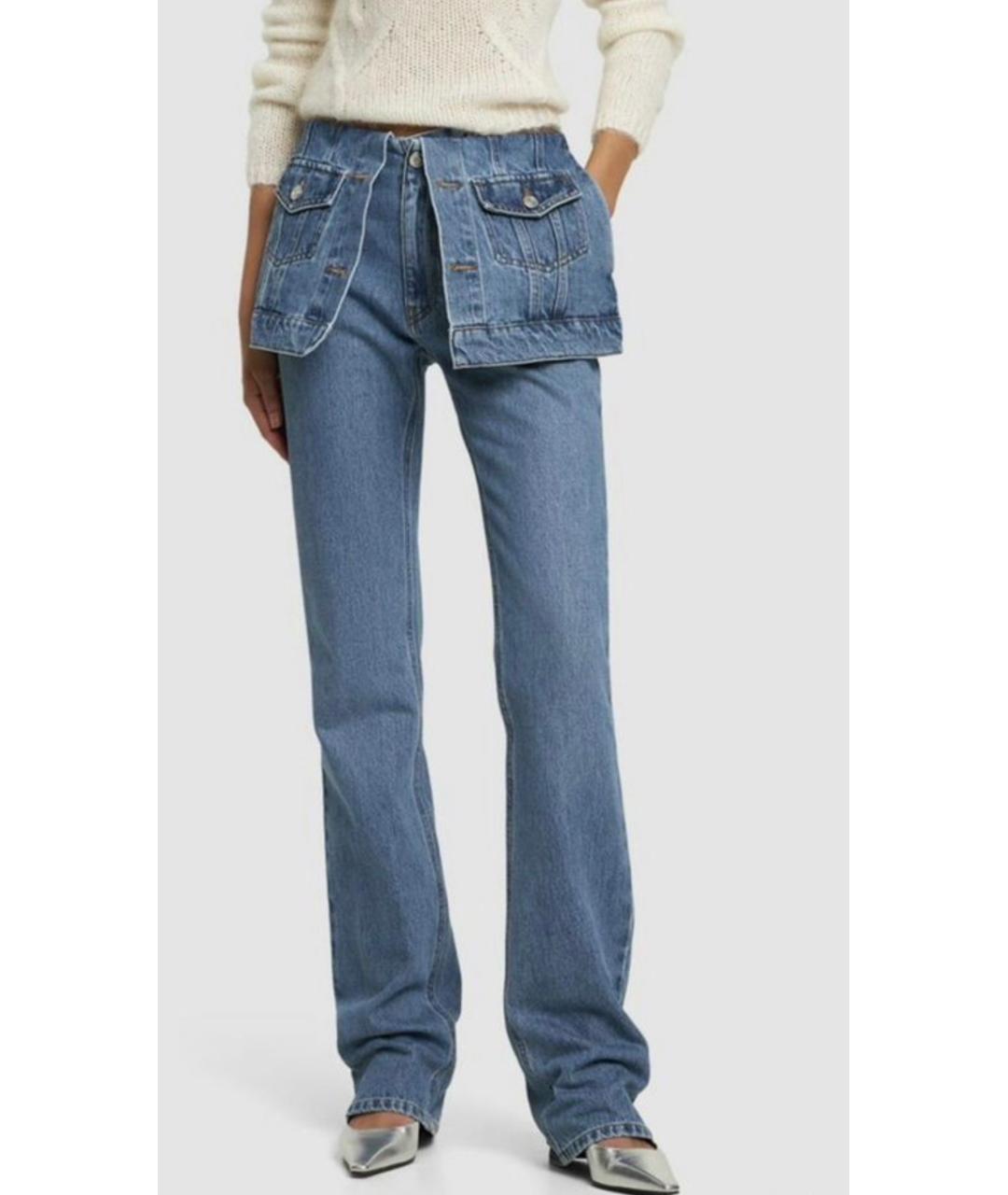 COPERNI Голубые хлопковые прямые джинсы, фото 2