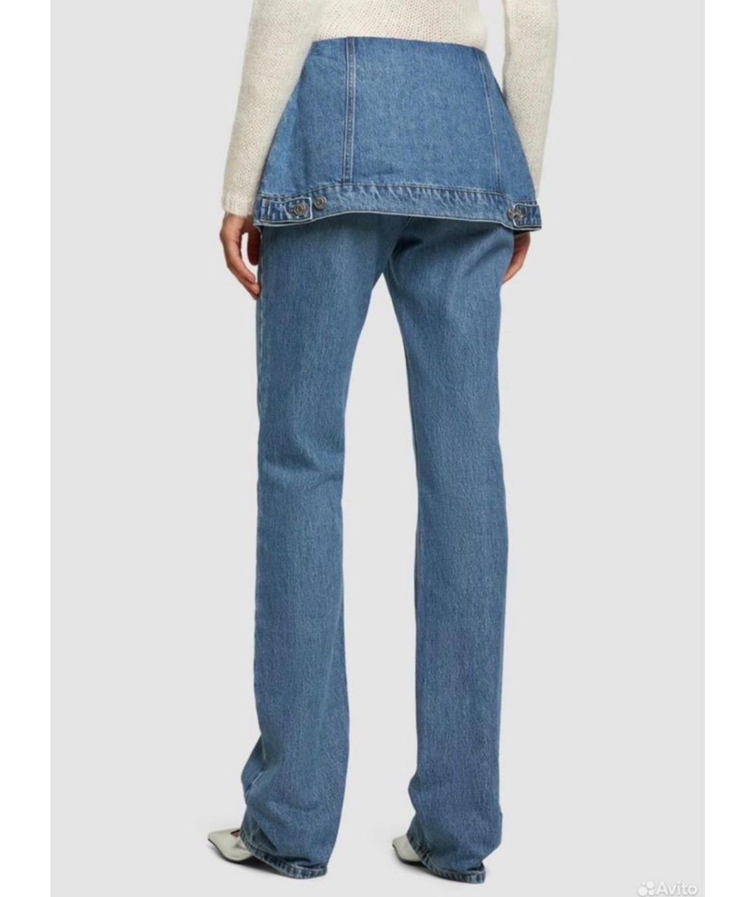 COPERNI Голубые хлопковые прямые джинсы, фото 3