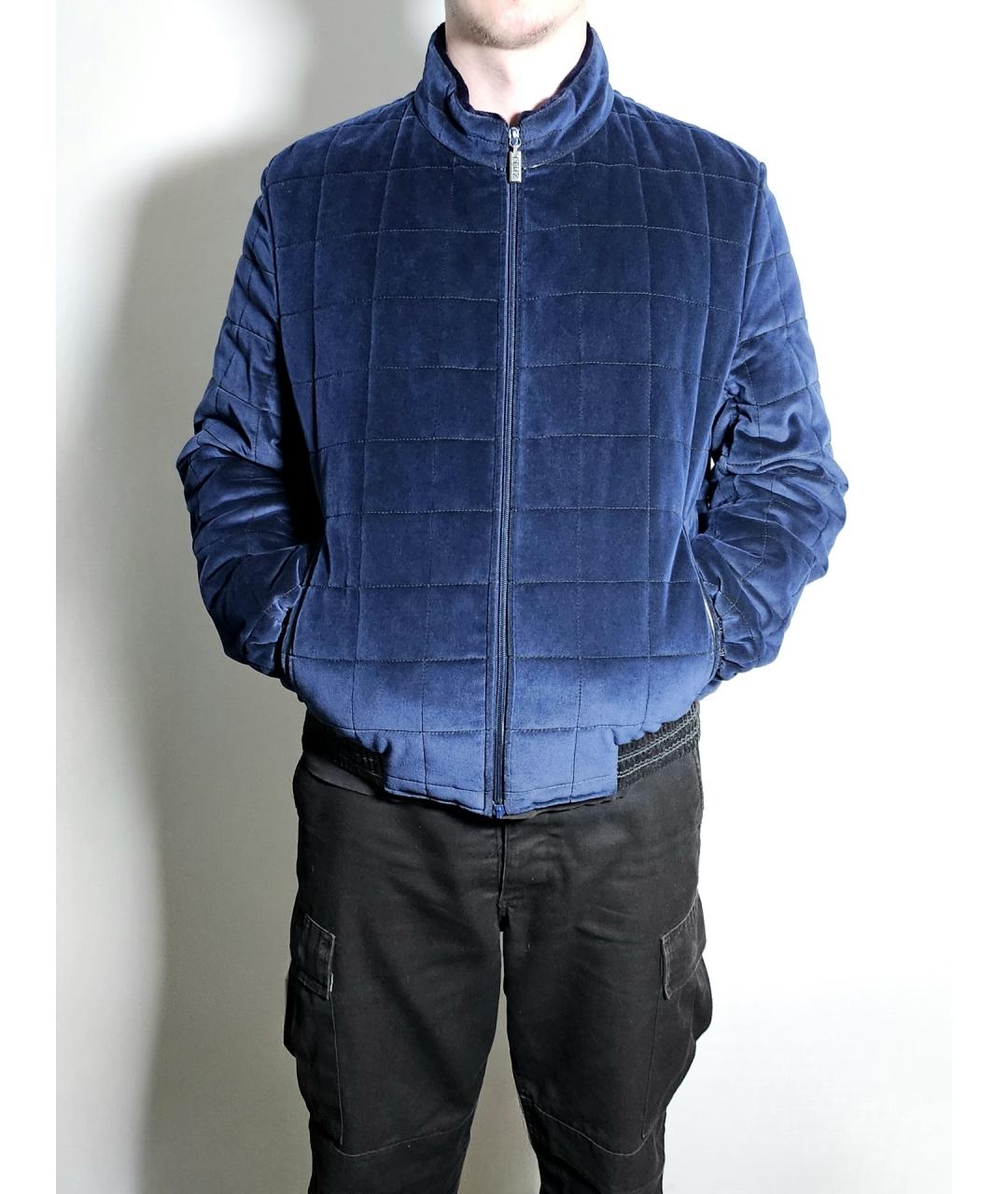 ZILLI Синяя кашемировая куртка, фото 8