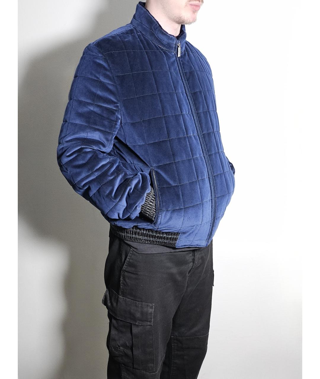 ZILLI Синяя кашемировая куртка, фото 9