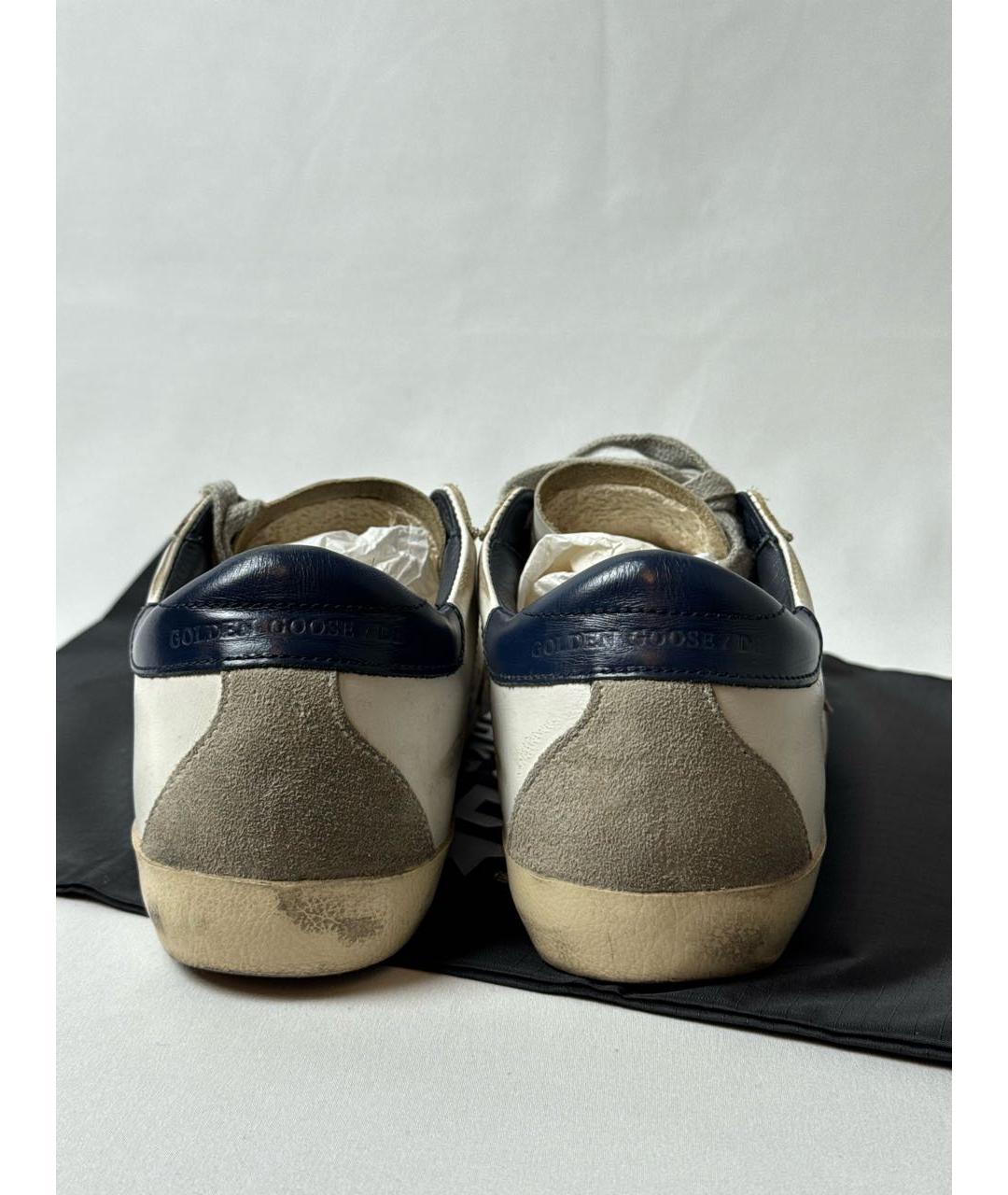 GOLDEN GOOSE DELUXE BRAND Белые кожаные кеды, фото 4