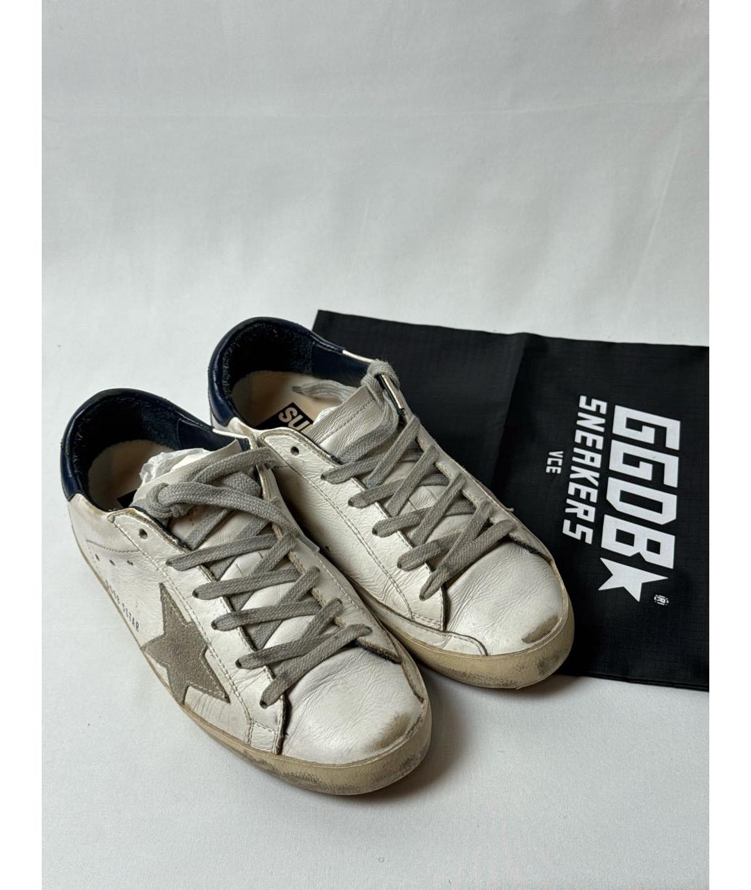 GOLDEN GOOSE DELUXE BRAND Белые кожаные кеды, фото 8