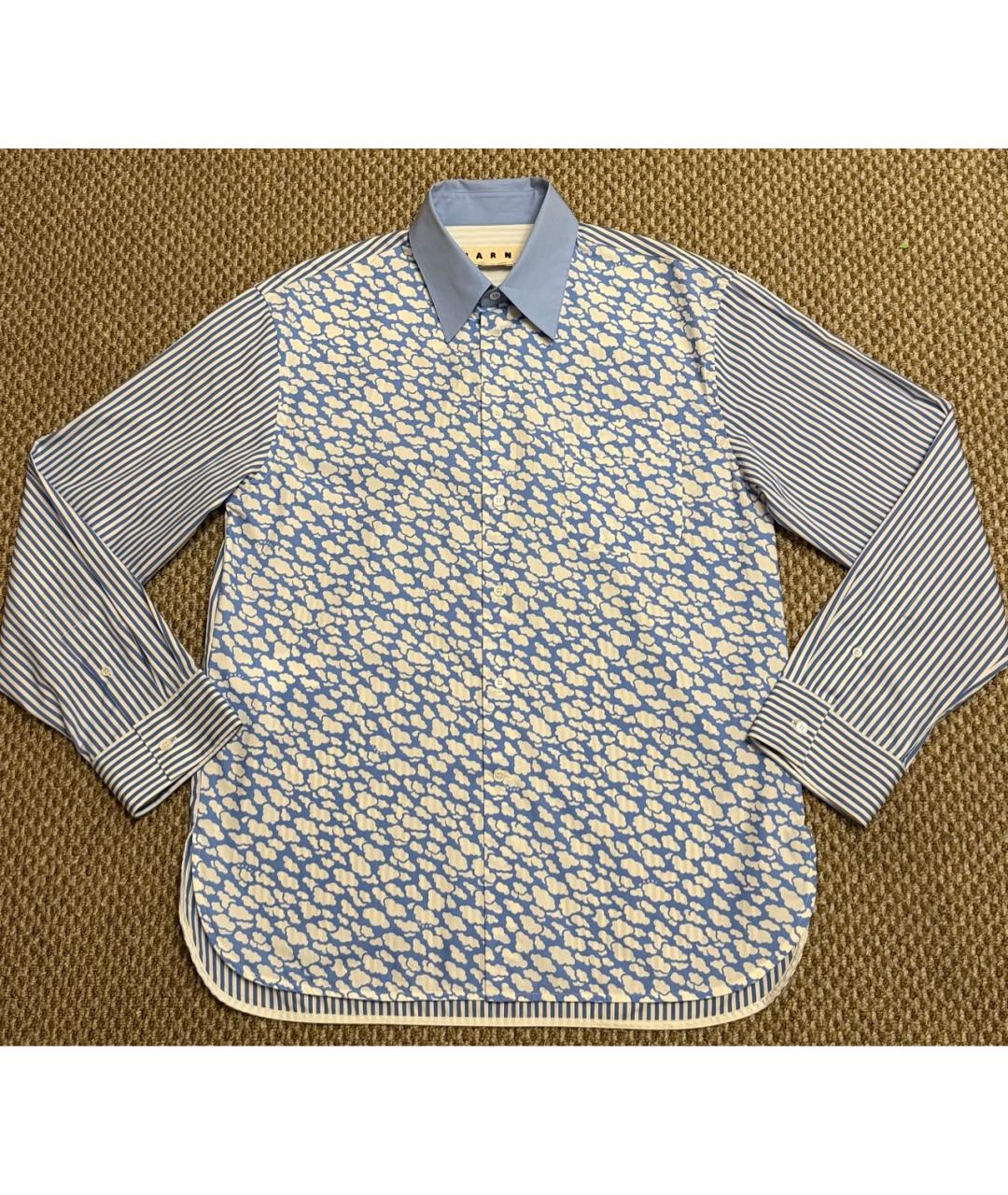 MARNI Мульти хлопковая кэжуал рубашка, фото 3