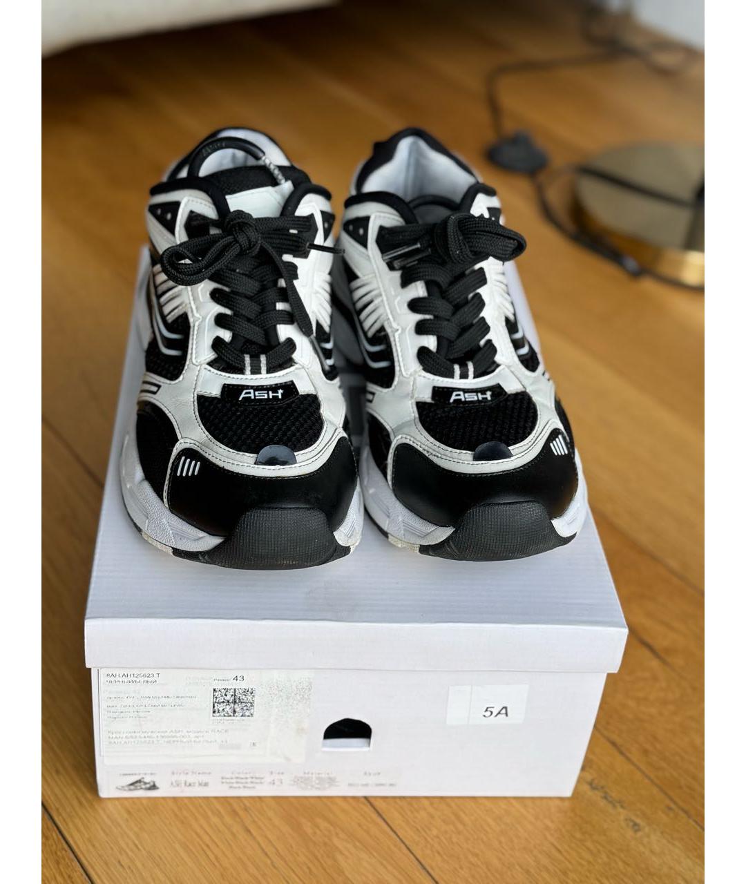 ASH Черные низкие кроссовки / кеды, фото 3