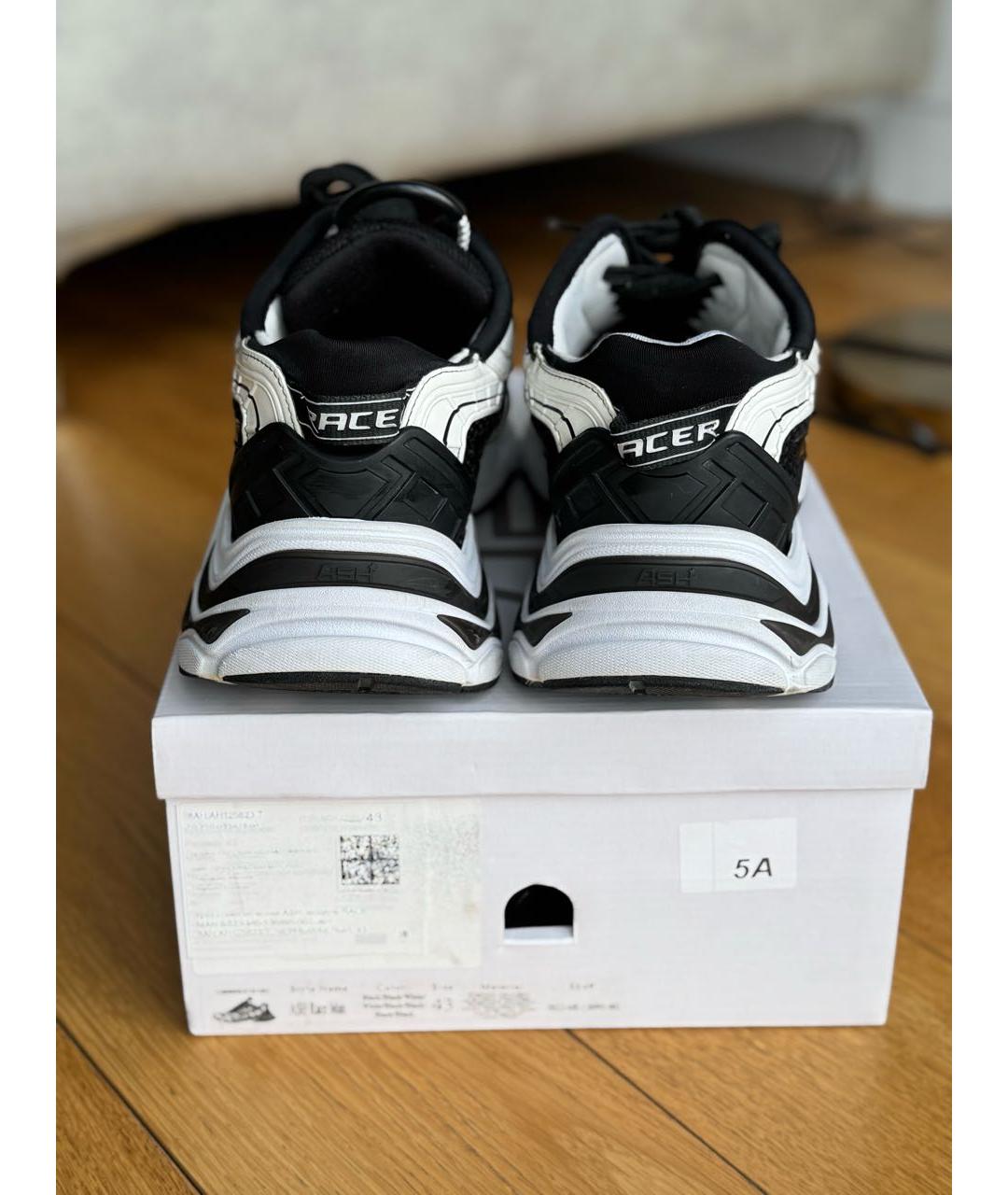 ASH Черные низкие кроссовки / кеды, фото 4