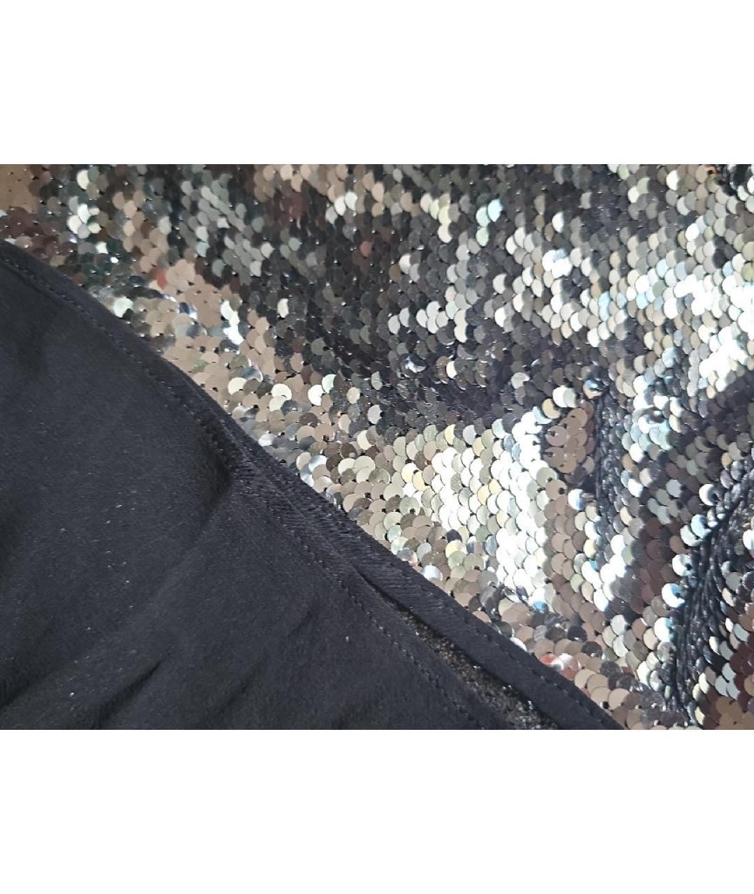 STELLA MCCARTNEY Серебряная шелковая блузы, фото 4