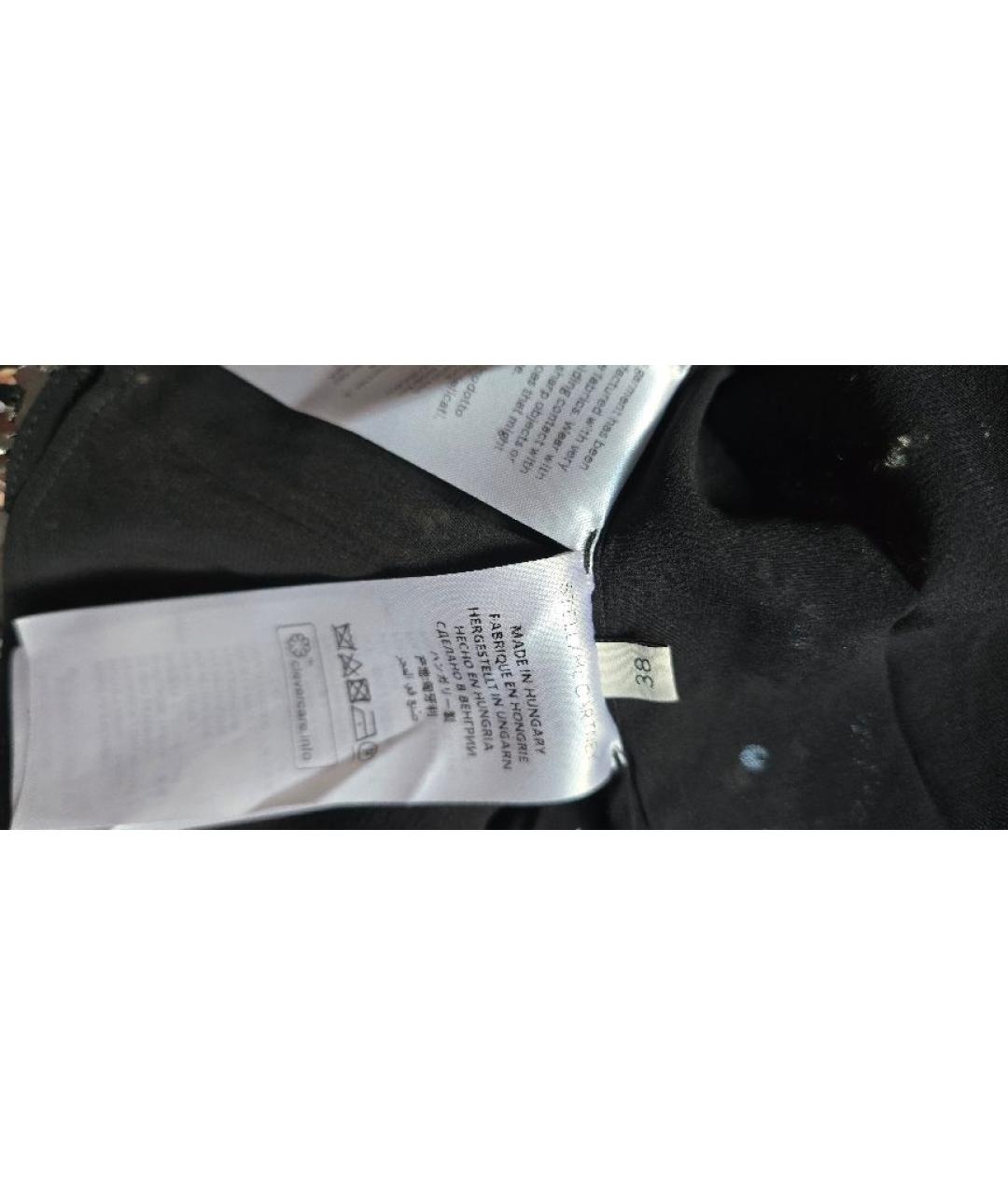 STELLA MCCARTNEY Серебряная шелковая блузы, фото 5