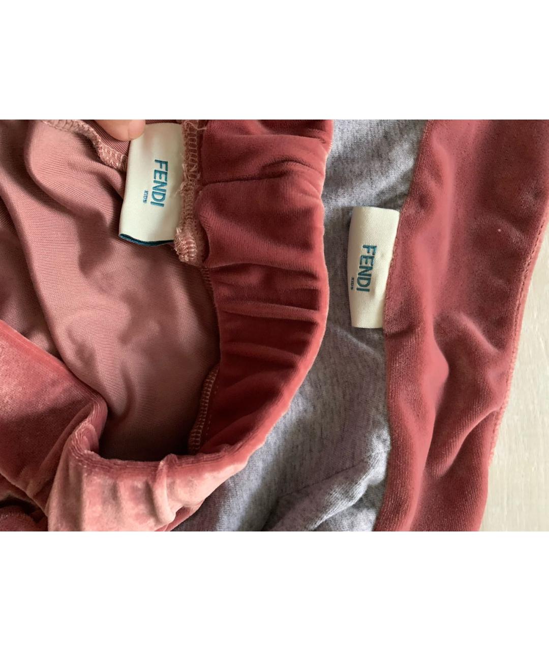 FENDI Розовый хлопковый комплект, фото 7