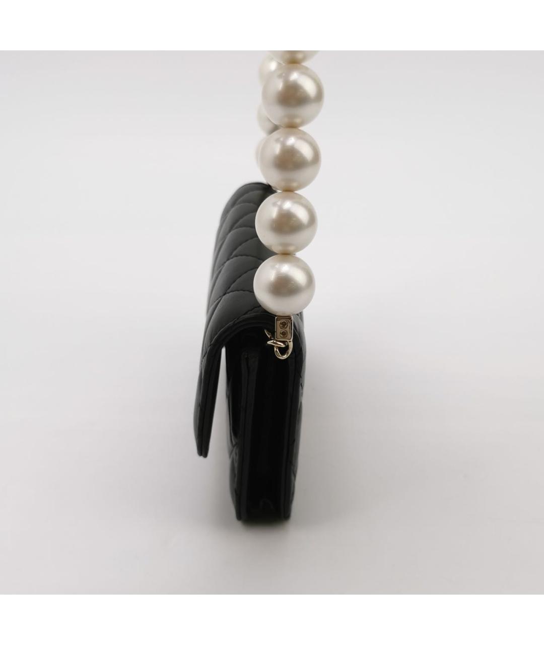 CHANEL Черная кожаная сумка через плечо, фото 2