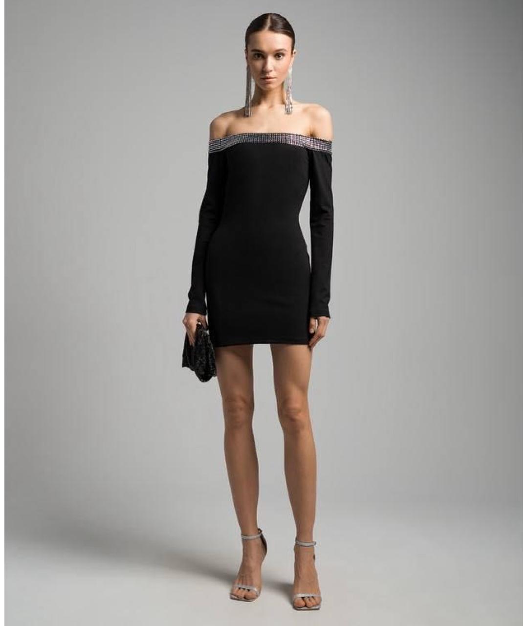 DAVID KOMA Черное вечернее платье, фото 3