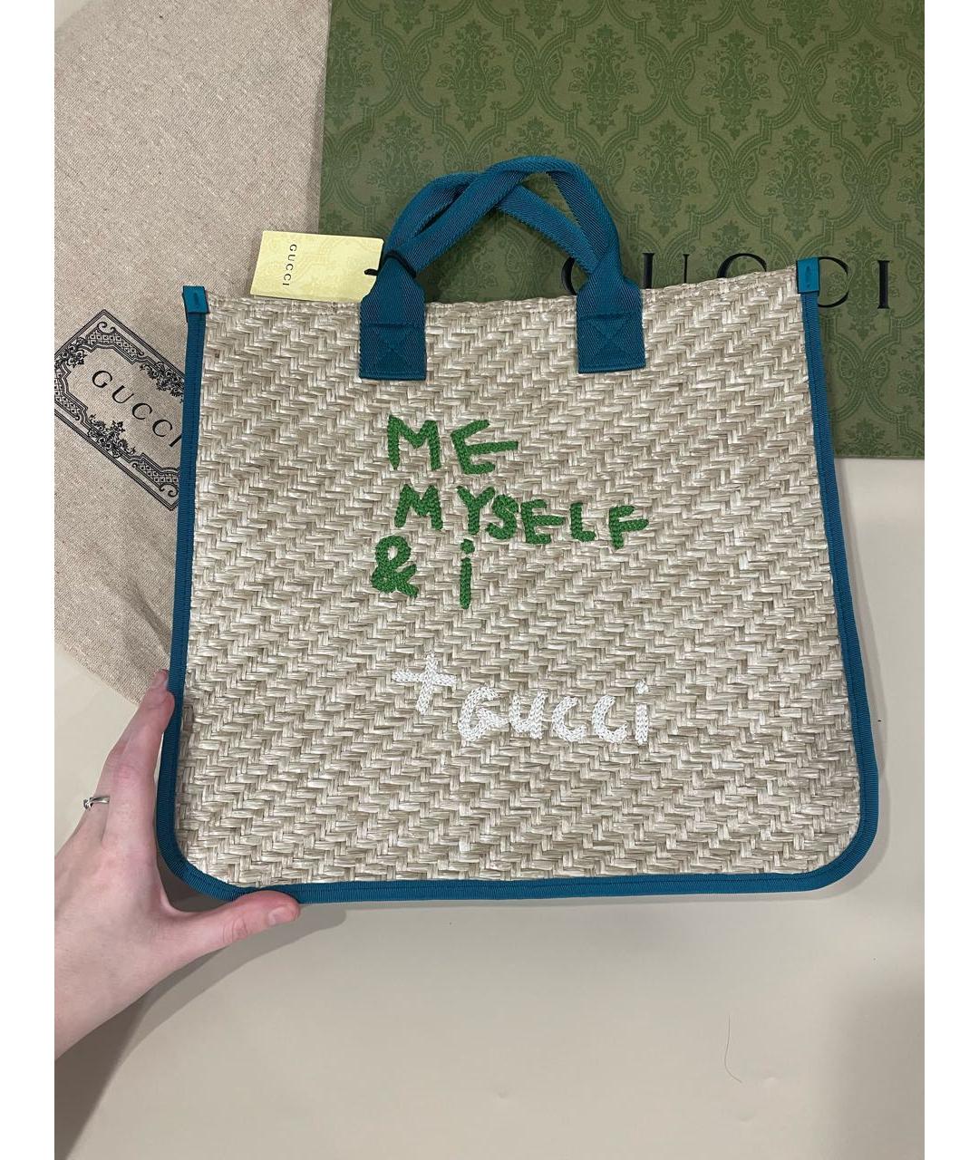 GUCCI Мульти пелетеная сумка тоут, фото 2