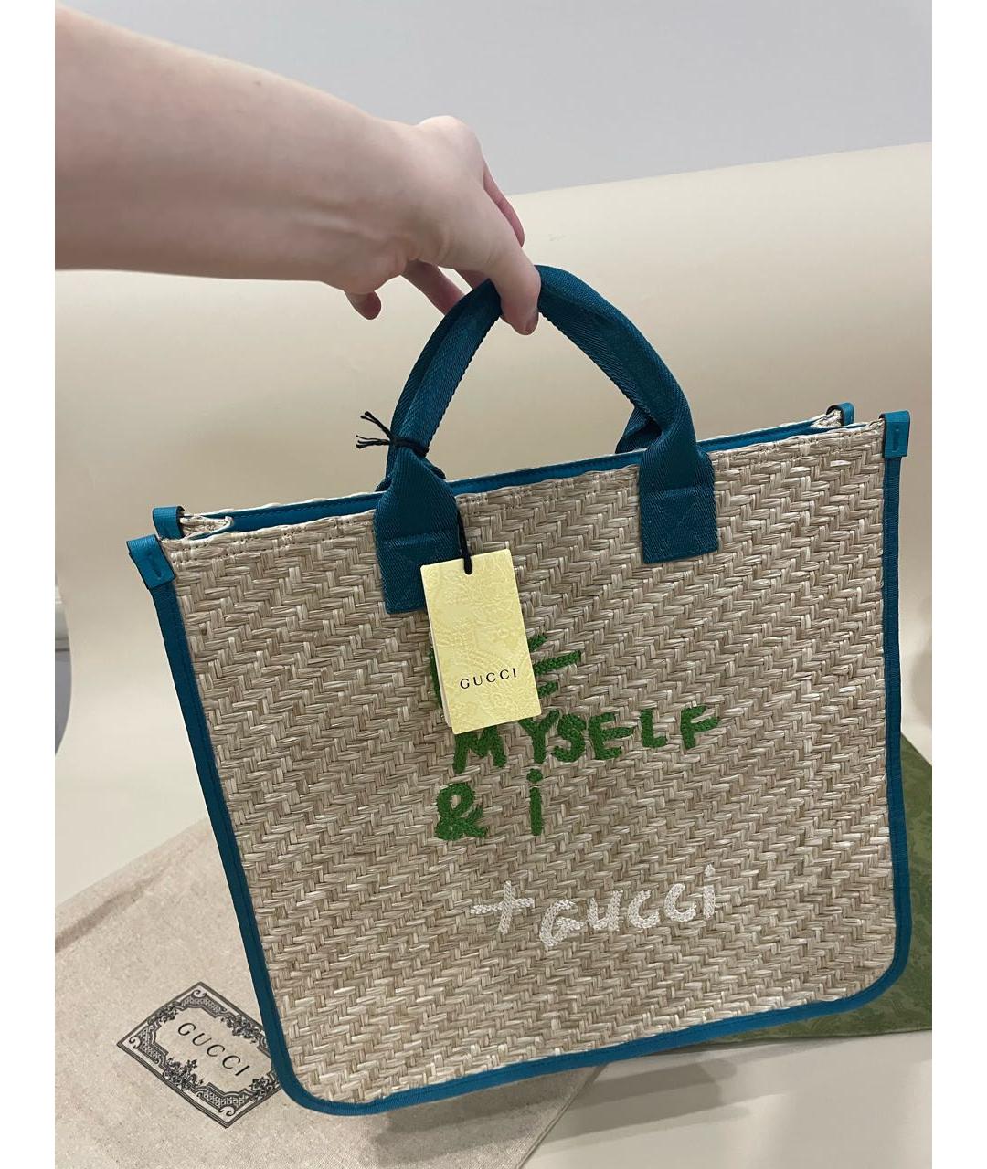 GUCCI Мульти пелетеная сумка тоут, фото 4