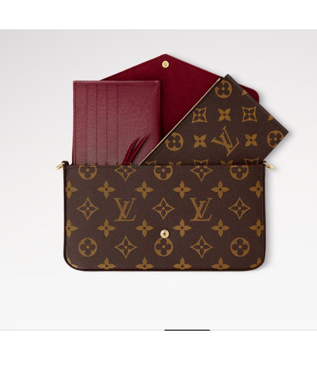 LOUIS VUITTON Коричневая сумка через плечо, фото 2