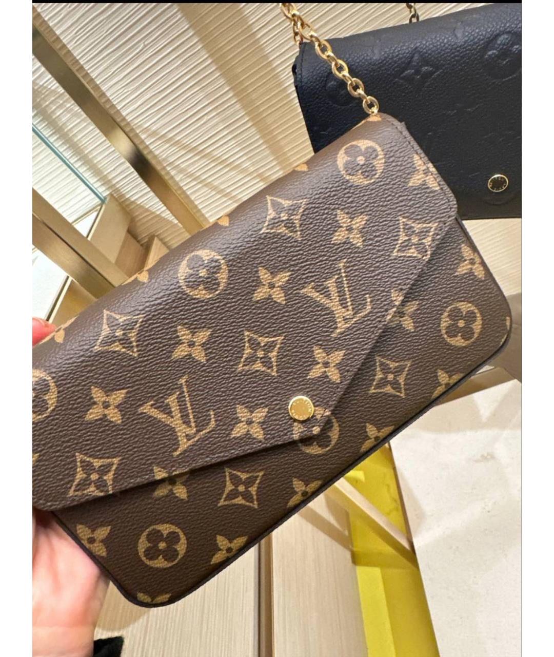 LOUIS VUITTON Коричневая сумка через плечо, фото 3
