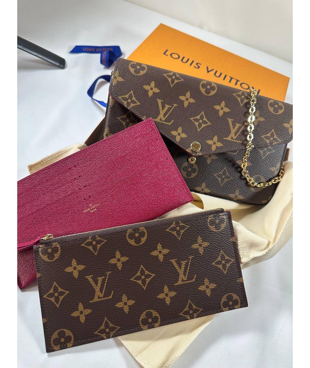 LOUIS VUITTON Коричневая сумка через плечо, фото 4