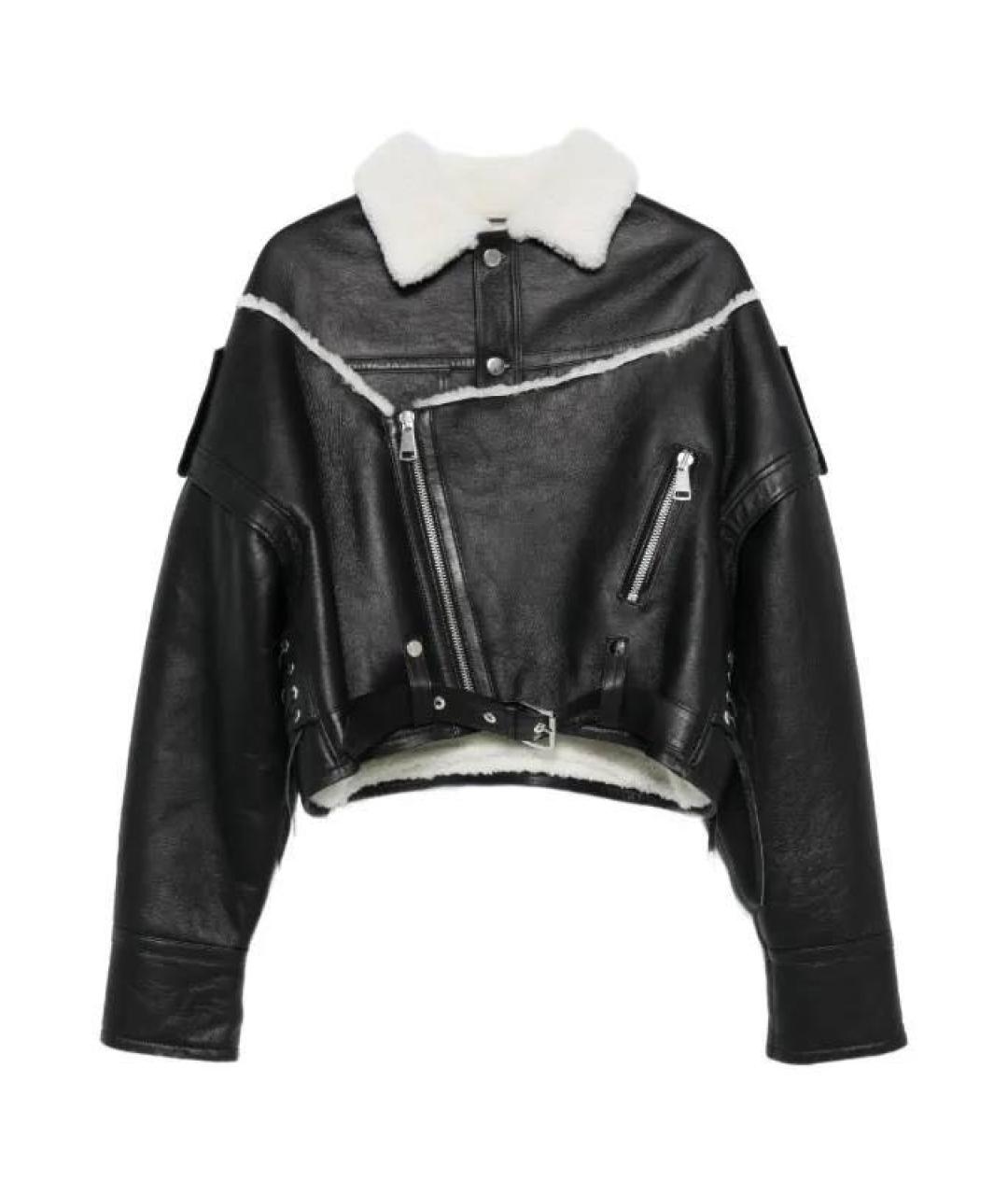 MANOKHI Черная дубленка, фото 4