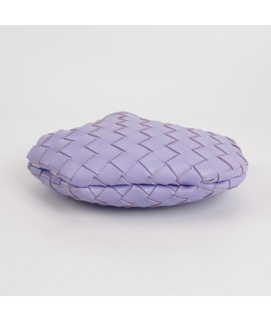 BOTTEGA VENETA Фиолетовая кожаная сумка через плечо, фото 5